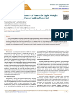 Ferrocement - A Versatile Light Weight Construction Material