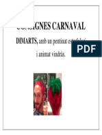 Consignes Carnaval Dimarts