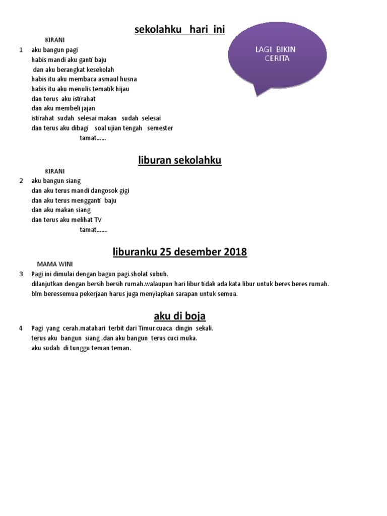 Liburan Tengah Semester Nadhifa Kirani Alifia Xlsx