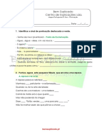 1.12 Ficha Formativa - Pontuação PDF