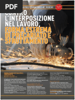 Contro l'interposizione nel lavoro forma estrema di sfruttamento
