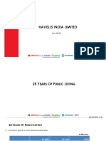 Havells India Limited Oct 2018