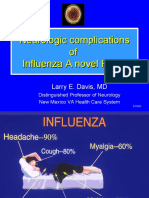 Neurologic Complications of Influenza A Novel H1N1