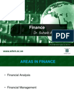 Finance: Dr. Suhaib Anagreh