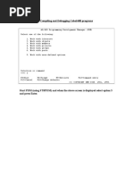 Compiling and Debugging Cobol/400 Programs