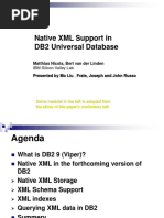 Native XML Support in DB2 Universal Database: Matthias Nicola, Bert Van Der Linden