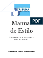 Manual de Estilo para Periodistas .