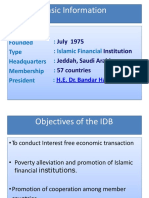 Basic Information: Founded Type Headquarters Membership President:: Islamic Financial