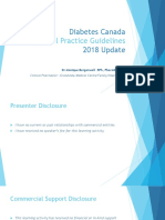 2018 Diabetes Canada Practice Guidelines Update