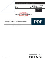 Sony KDL-40BX450 Chassis AZ3FK PDF