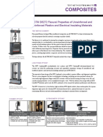 Composites: ASTM D6272 Flexural Properties of Unreinforced and Reinforced Plastics and Electrical Insulating Materials