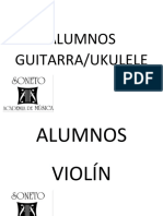 Avisos para Recital de Alumnos