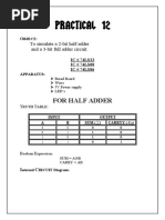 Practical 12