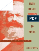 Sidney Hook - From Hegel To Marx. Studies in The Intellectual Development of Karl Marx (1962, University of Michigan Press) PDF