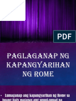 Paglaganap NG Kapangyarihan NG Rome (Francine Glorlet Estanda and Paul Edward Montevirgen)