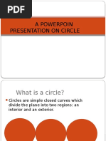 A Powerpoin Presentation On Circle