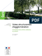 Voies Structurantes D'agglomération - Conception Des Artères Urbaines À 70 KMH PDF