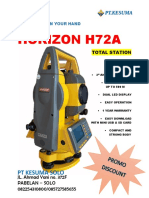 Brosur Total Station Horizon H72A