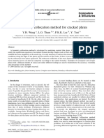 A boundary collocation method for craked plates 