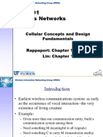 EEL 6591 Wireless Networks: Cellular Concepts and Design Fundamentals Rappaport: Chapter 1 & 2 &3 Lin: Chapter 1