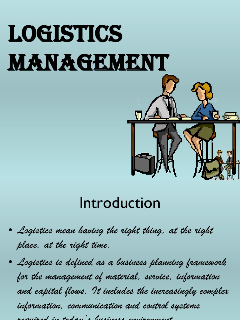 Logistics Management Overview and Insights | PDF | Logistics | Supply Chain