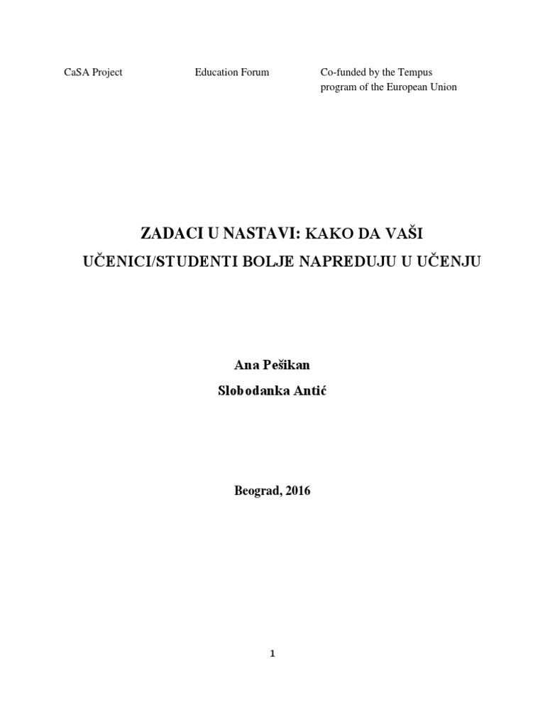 Aktivno Ucenje KNJIGA | PDF