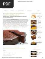 Bolo de Chocolate Molhadinho_ Receita Fácil e Deliciosa