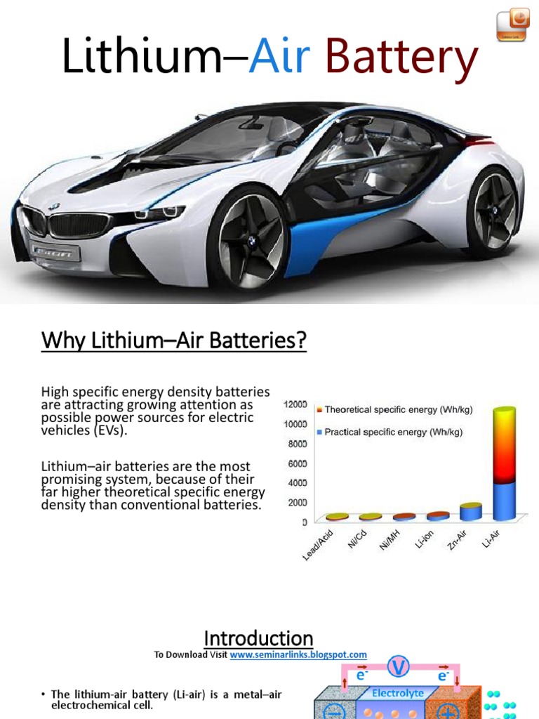 Overview of Lithium-Air Battery Types | PDF | Lithium Ion Battery ...
