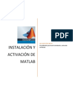 MatLab - Manual Instalacion y Activacion