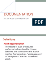 2018 Audit Documentation