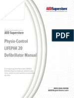 Physio Control Lifepak 20 Defibrillator Manual