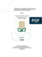 Kajian Struktur Kristal Nanopartikel Fe3O4 Sbg Fungsi Temperattur Dari Hasil Sintesis Dengan Menggunakan Metode Sonokimia