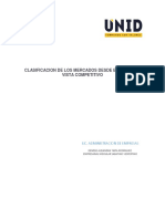 Clasificacion de Los Mercados Desde El Punto de Vista Competitivo