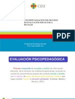 El Proceso Evaluación Psicopedagógica 2019