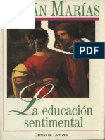 Julian Marias La Educacion Sentimental PDF
