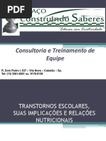 Palestra Transtornos