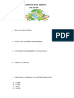 Evaluación Comite Medio Ambiente