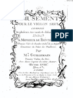 Amusement Pour Le Violon Seul, Op.18 (Guillemain, Louis-Gabriel)