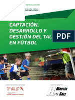 Captacion, Desarrollo y Gestion Del Talento en Futbol