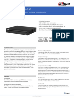 DHI-XVR5104HS-4M: 4 Channel Penta-Brid 4MP Compact 1U Digital Video Recorder