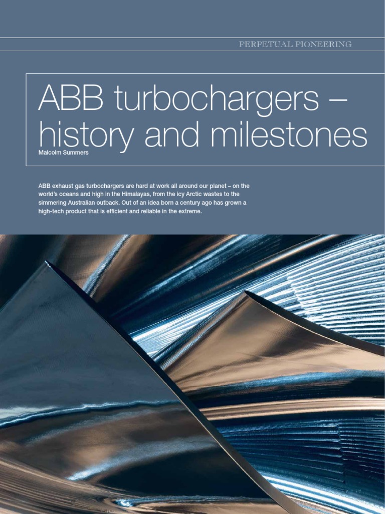 ABB Turbochargers PDF Turbocharger Internal Combustion Engine