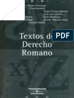 Textos de Derecho Romano PDF