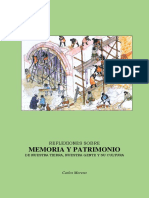 CARLOS MORENO - Reflexiones Memoria y Patrimonio (Libro Digital) PDF