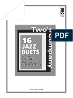 MMO - Twos Company - 16 Jazz Duets For Two Clarinets PDF