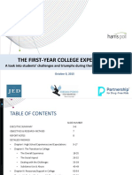 First Year College Experience Data Report For Media Release FINAL PDF