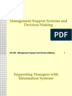 CIS 465 - Management Support and Decision-Making 1