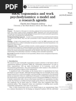 HRM, Ergonomics and Work Psychodynamics: A Model and A Research Agenda