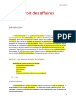 Droit Des Affaires