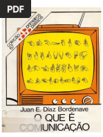 Juan E. Diaz Bordenave - 1982 - O Que É Comunicação
