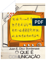 Juan E. Diaz Bordenave - 1982 - O Que É Comunicação